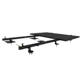 Adjustable solar panel roof mount for shingle and metal roofs, ensuring secure installation for grid-tied solar systems